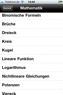 Formelsammlung Formelsammlung