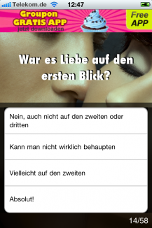 Bist du verliebt?