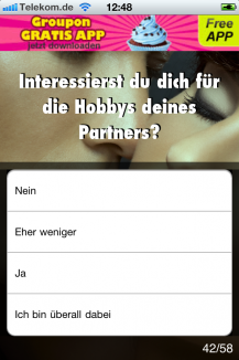 Bist du verliebt?