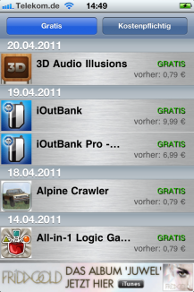 Reduzierte Apps Reduzierte Apps