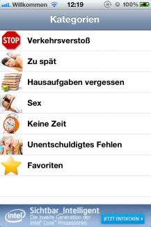 Ausreden Ausreden