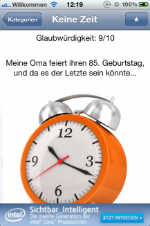 Ausreden Ausreden