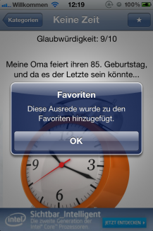Ausreden Ausreden