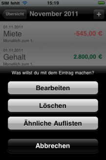 Haushaltsbuch Haushaltsbuch