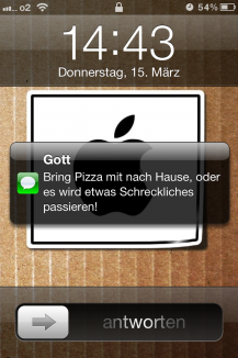 SMS von Gott