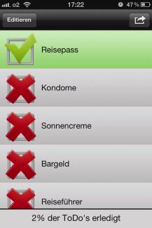 Urlaubs-Checkliste Pro Urlaubs-Checkliste Pro