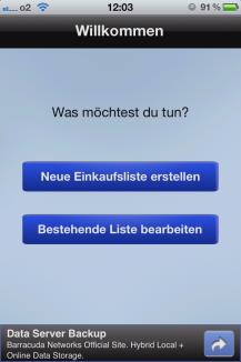 Einkaufsliste Teilen Einkaufsliste Teilen