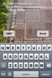 SMS while Walking SMS while Walking