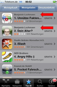Top Positionen